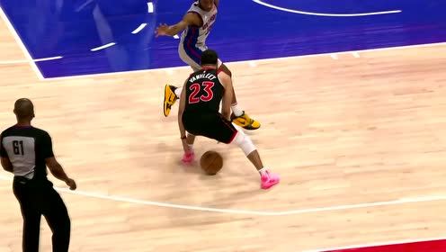 【NBA集錦】范喬丹名不虛傳 范弗利特胯下運球生突籃下打成2+1