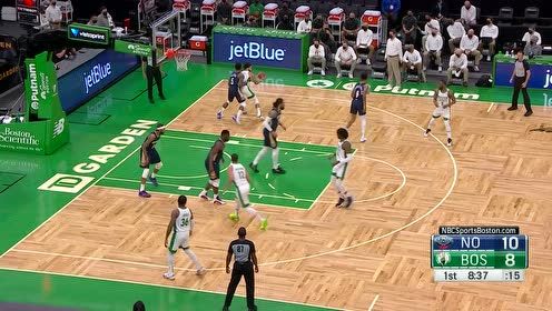 【NBA集锦】塔图姆vs鹈鹕集锦 空砍34+9+5仍难救主