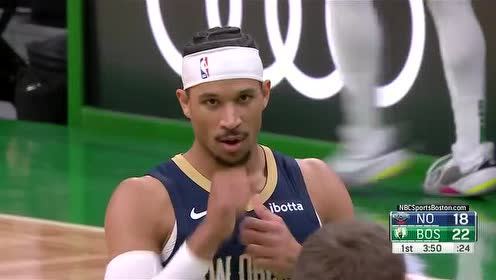 【NBA錄像回放 原聲】鵜鶘vs凱爾特人第1節(jié)英文原聲回放