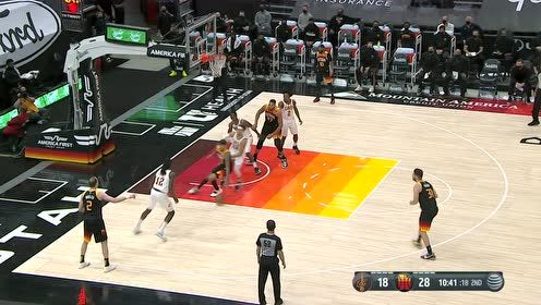 【NBA集锦】手感准的不像话 尼昂外线冷血三分射大雕
