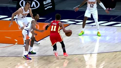 【NBA集錦】一腳油門(mén)轟到底 布克強(qiáng)行超車(chē)上籃