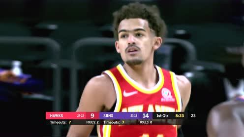 【NBA集錦】配合默契無(wú)間 特雷楊小手一抖柯林斯飛起虐筐