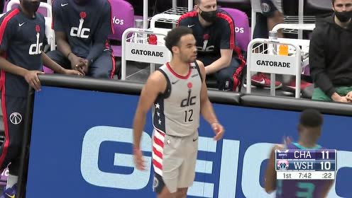 【NBA录像回放 原声】黄蜂vs奇才 第1节英文原声回放