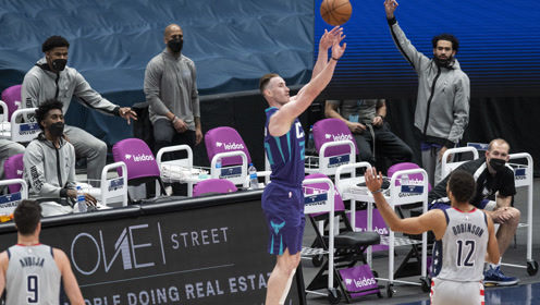 【NBA集锦】海沃德vs奇才集锦 26+11外线三分弹无虚发