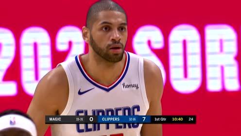 【NBA集锦】开场不到2分钟就无奈叫暂停 快船两记暴扣+两记三分打出一波10-0小高潮