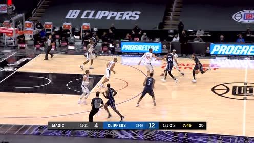 【NBA集锦】奥克克回头望月送妙传 伯奇势大力沉双手炸筐