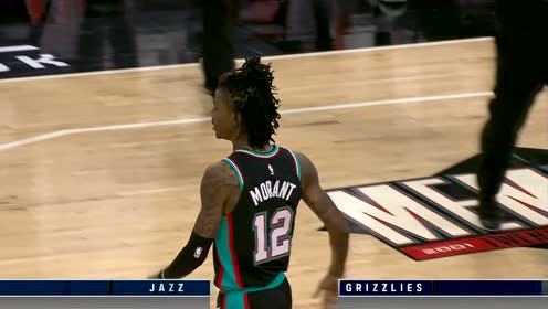 【NBA集锦】一脚油门干到底 莫兰特漂移起飞雷霆血扣