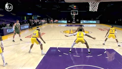 【NBA集锦】先被字母哥隔扣后挨洛佩兹大帽 庄神连续成背景板
