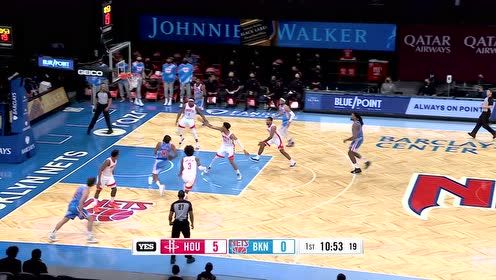 【NBA集錦】豪斯底角三分一箭穿心 哈登直殺籃下輕松取分