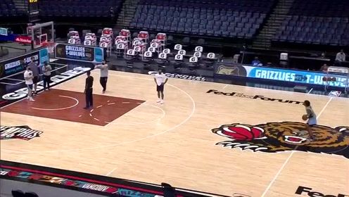 【NBA集锦】投进给你5分?莫兰特中线超远投篮