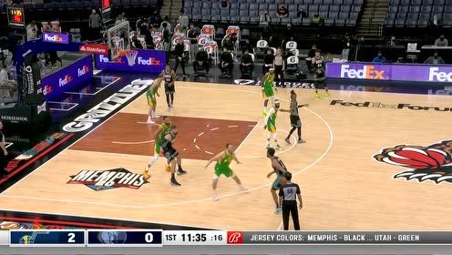 【NBA集锦】开局先来一板斧!康利迎风掸尘抛投打进