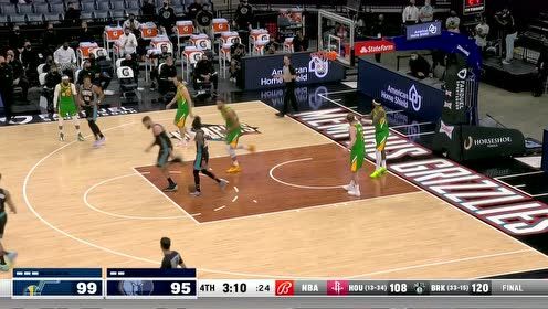【NBA集锦】莫兰特野马分鬃硬闯龙潭 雷霆突击上演惊天浪涛杀