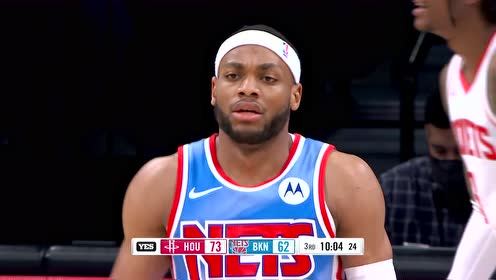 【NBA录像回放 国语】火箭vs篮网第3节中文解说回放