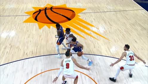【NBA集錦】撤步后仰驚艷全場(chǎng) 布克中投手起刀落撕裂防線