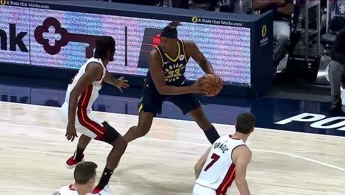 【NBA集錦】第一蓋帽手也能攻 特納內(nèi)線以一敵二