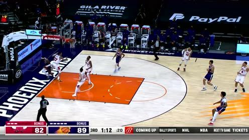 【NBA集錦】克雷格接保羅妙傳想要起飛暴扣 泰斯黃雀在后釘板大帽