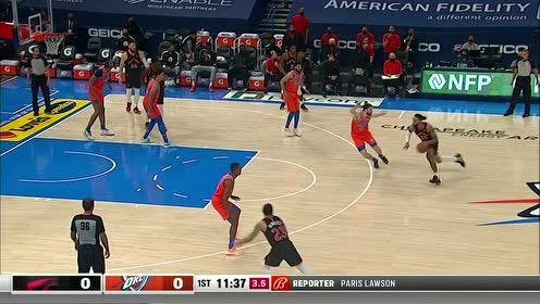 【NBA集錦】開場(chǎng)來個(gè)下馬威！特倫特瞅準(zhǔn)時(shí)機(jī)變速突破上籃拿下一血