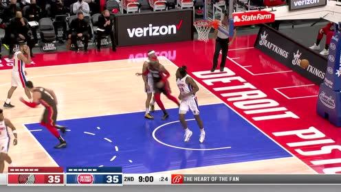 【NBA集錦】利拉德vs活塞集錦 獨(dú)攬33+10后程發(fā)力擊潰活塞