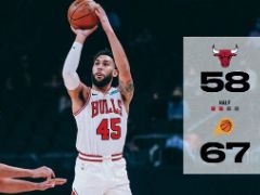 NBA常规赛：半场战报，公牛58-67落后太阳