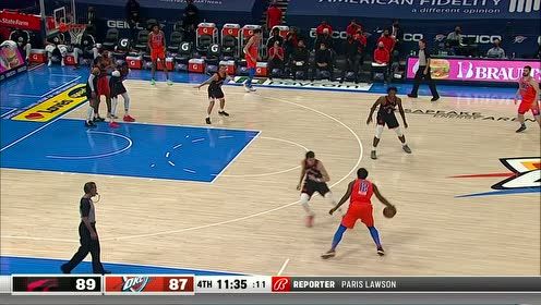 【NBA集錦】看我的poss帥不帥？米勒外線迎著防守三分飚射一發(fā)入魂
