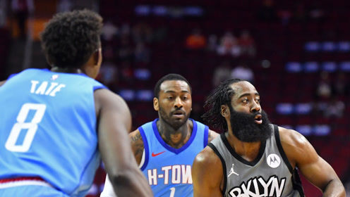 【NBA集錦】火箭vs籃網(wǎng) 哈登再戰(zhàn)老東家