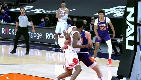 【NBA集錦】隊(duì)友之間太親密了！薩里奇和保羅撞了個(gè)滿懷摔倒在地