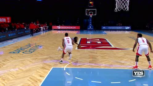 【NBA集錦】針對我是要付出代價(jià)的 哈登生突硬鑿打成2+1