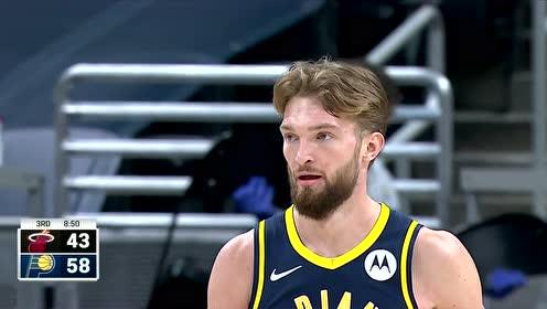 【NBA录像回放 国语】热火vs步行者第3节中文解说回放