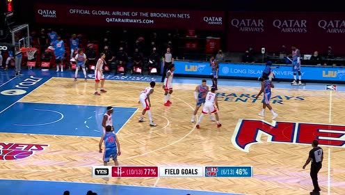 【NBA集錦】一點(diǎn)就飛可還行 歐文如入無人之境急停跳投