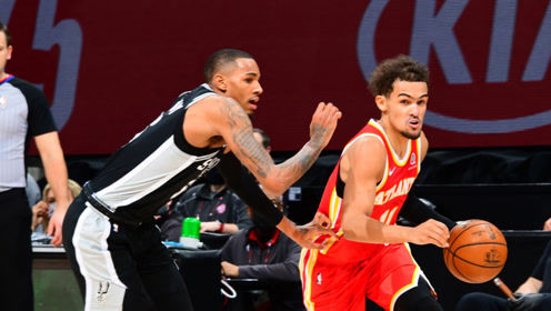 【2021年04月02日 老鹰vs马刺集锦】老鹰vs马刺前瞻 马刺背靠背作战能否保持状态再下一城?