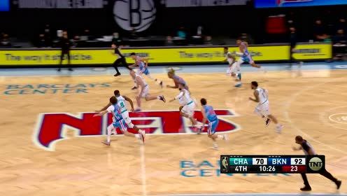 【2021年04月02日 黄蜂vs篮网集锦】不到最后时分绝不放弃 泽勒飞跃劈扣石破天惊