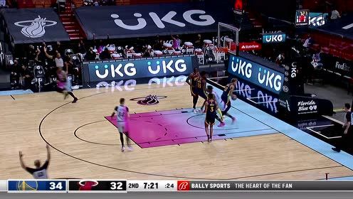 【2021年04月02日 勇士vs熱火集錦】手與腦子一起行動(dòng)！巴特勒搭線一哥助攻羅賓遜三分命中