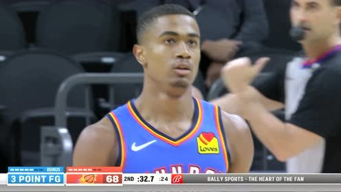【2021年04月03日 雷霆vs太陽集錦】突然殺出來的這是哪路神仙？馬勒東超遠(yuǎn)三分穩(wěn)穩(wěn)命中