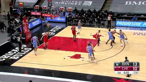 【2021年04月05日 篮网vs公牛集锦】Brooklyn Nets Highlights vs. Chicago Bulls