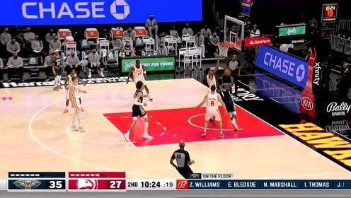【2021年04月07日 鵜鶘vs老鷹集錦】下山猛虎防不住 錫安野牛沖撞上籃得手