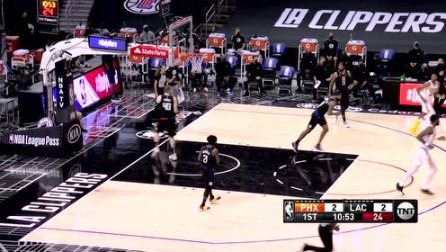 【2021年04月09日 太陽vs快船集錦】早早拿出殺手锏 保羅中距離急停跳投