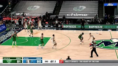 【2021年04月09日 雄鹿vs獨行俠集錦】雄鹿靠譜射手 迪文琴佐一擊即中反超領先
