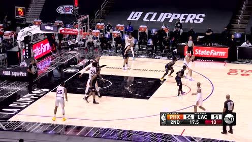 【2021年04月09日 太陽vs快船集錦】布克頂翻貝弗利中投得手 萊昂納德三分幾乎命中壓哨