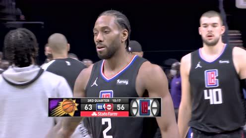 【2021年04月09日 太陽vs快船集錦】布克一步過掉莫里斯直殺籃下 分球艾頓雙手放籃