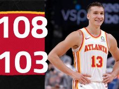 NBA常规赛：全场战报，猛龙103-108不敌老鹰