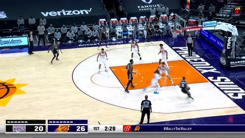 【2021年04月16日 国王vs太阳集锦】这个新秀不一般 哈里伯顿飘移命中两分