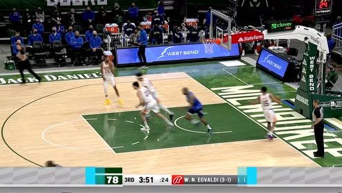 【2021年04月20日 太陽vs雄鹿集錦】霍樂迪一個(gè)crossover騙過布克 拔起三分就扔真準(zhǔn)