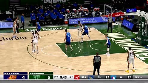 【2021年04月20日 太陽vs雄鹿集錦】保羅小手一拋送妙傳 艾頓籃下懟飛字母哥單臂砸扣
