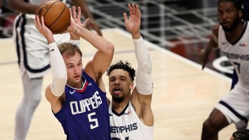 【2021年04月22日 灰熊vs快船集锦】灰熊105-117快船 卡椒缺战肯纳德28+7率队3连胜