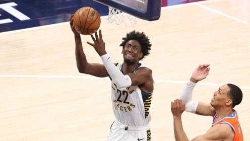 【2021年04月22日 雷霆vs步行者集锦】勒韦尔vs雷霆集锦 生突硬凿狂砍28+5+6率队送对手12连败