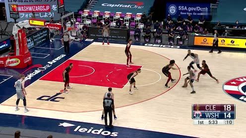【2021年04月26日 骑士vs奇才集锦】心有灵犀一点通 比尔高抛连线加福德