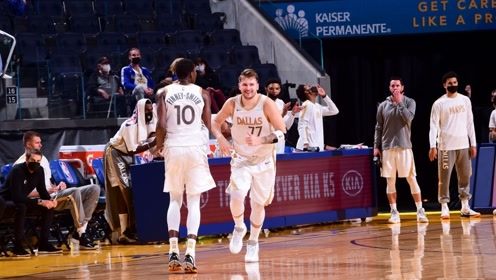 【2021年04月28日 独行侠vs勇士集锦】达拉斯独行侠集锦:东契奇狂轰39+6+8率队大胜