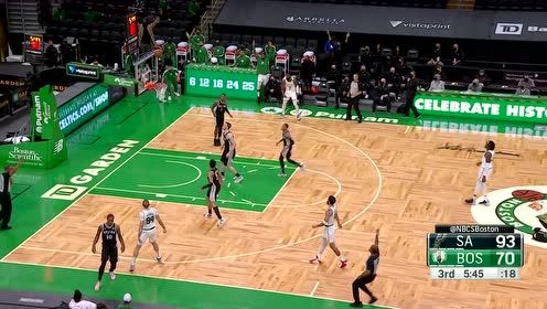 【2021年05月01日 馬刺vs凱爾特人集錦】追分也沒有多難嘛 塔圖姆富尼耶連中兩記三分打停馬刺