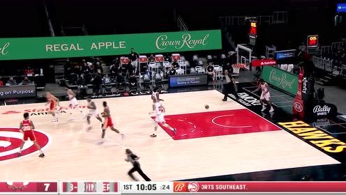 【2021年05月02日 公牛vs老鷹集錦】今天手感爆棚 特雷楊logo shot一擊命中