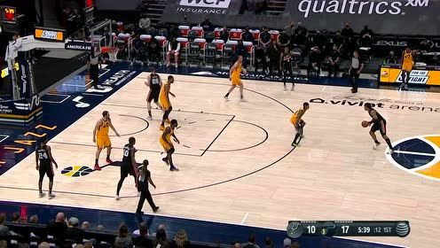 【2021年05月04日 马刺vs爵士集锦】约翰逊连线珀尔特尔 漂移投篮稳稳命中